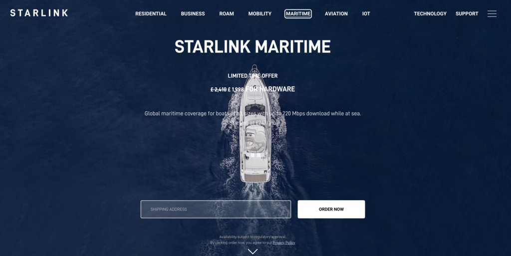 Starlink Maritime