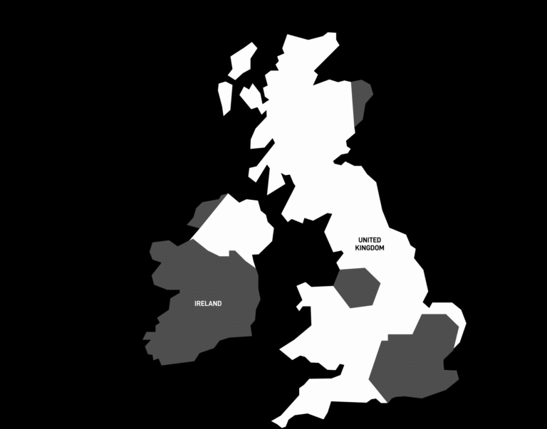 Starlink Map of high demand areas not included in the 12 month £0 upfront cost offer